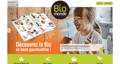 Desktop Screenshot of biomonde.fr