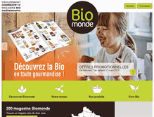 Tablet Screenshot of biomonde.fr